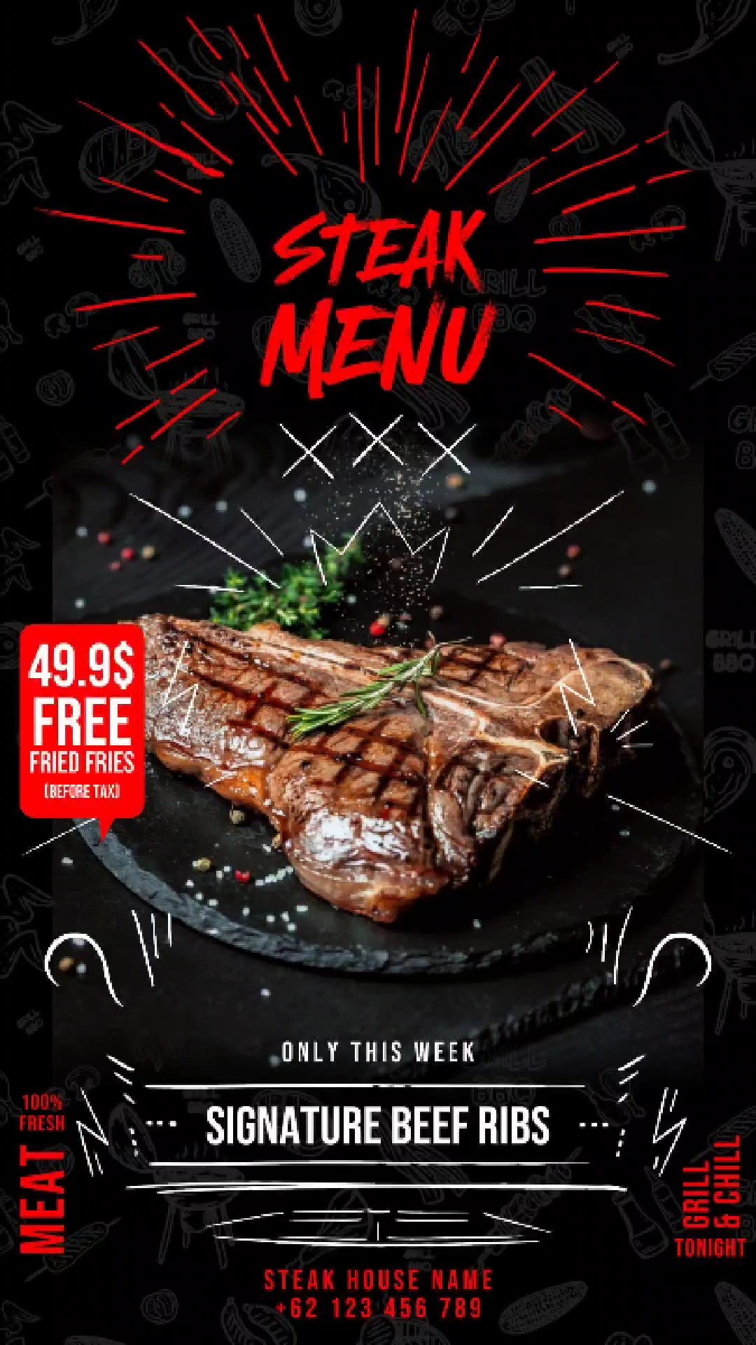 Nuevo filete de menú
