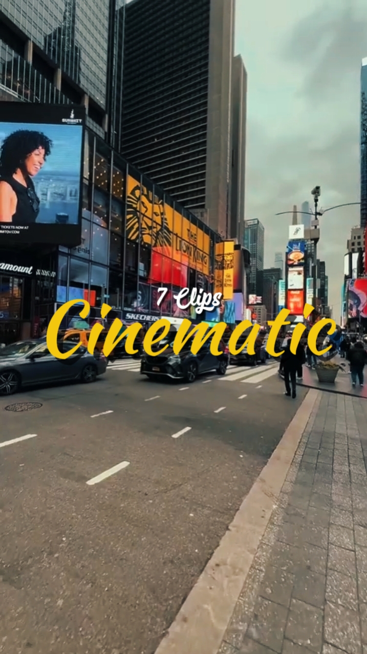 7 CLIPS CINÉMATIQUES
