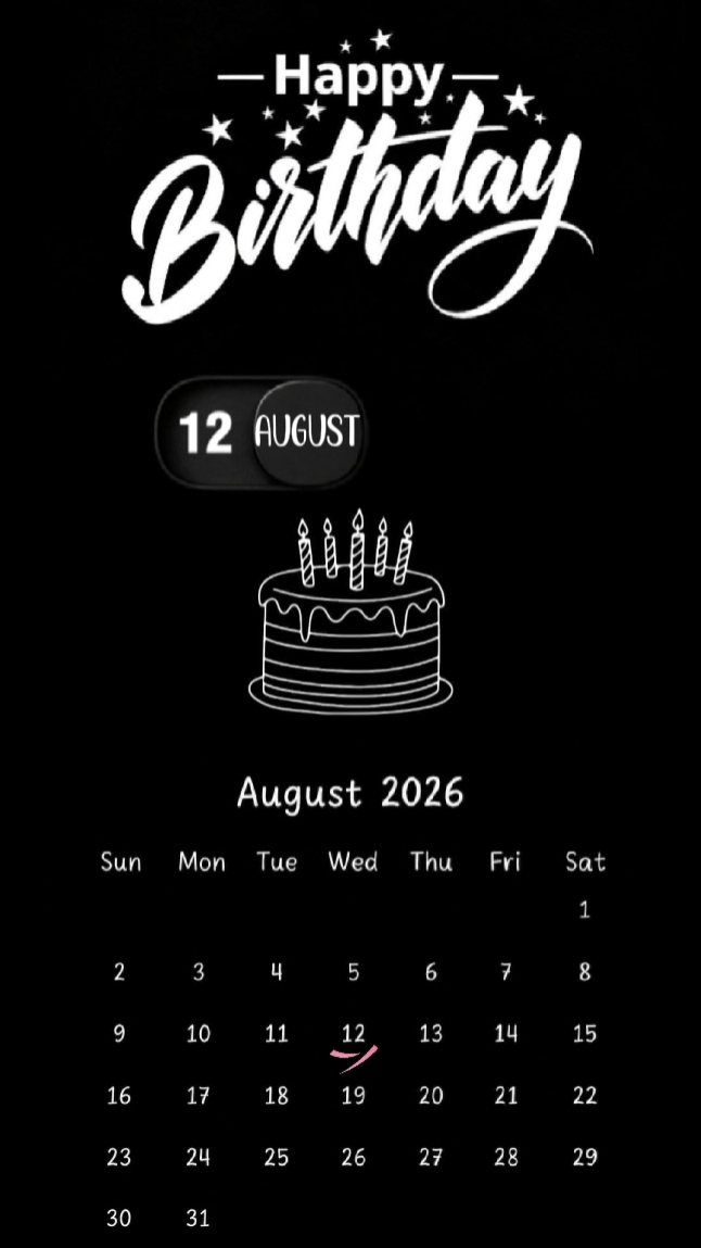 B'day papa 12 August