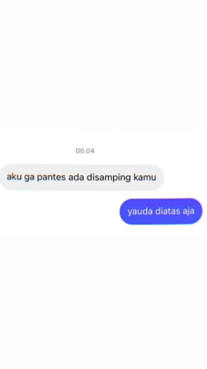 aku ga pantes ada 