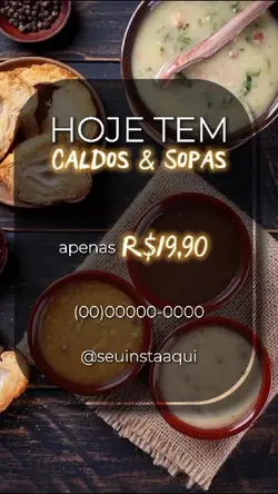 Hoje tem caldo