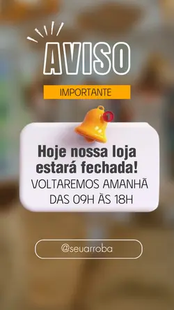 Aviso importante