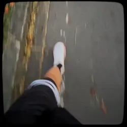 walking away