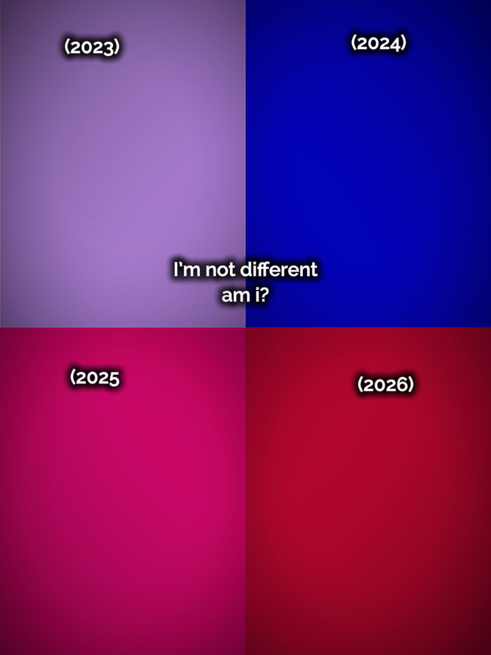 Je ne suis pas différent