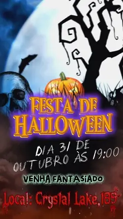  Convite Halloween 🎃