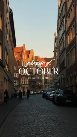 glimpse of october