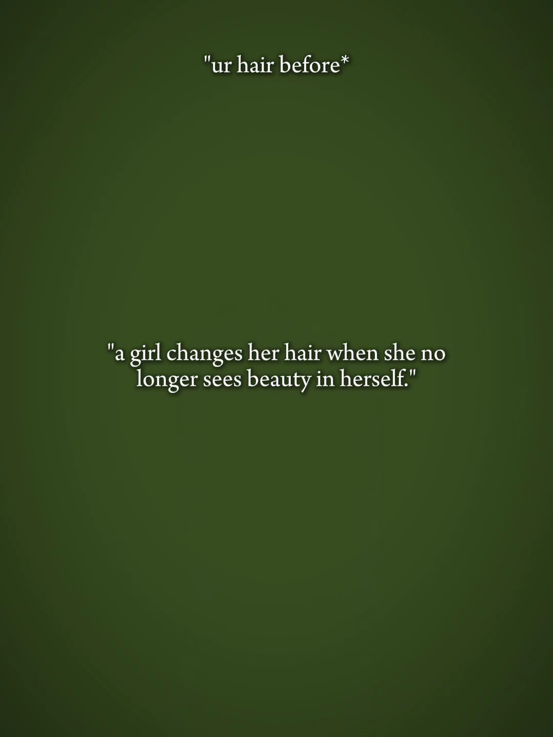 une fille change de cheveux