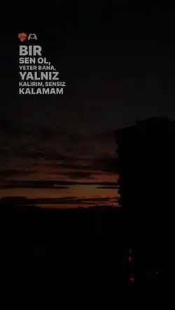 Bir sen ol yeterbana