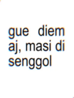 gue diem aja masih