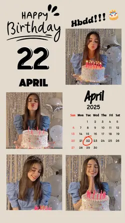 hbd 22 April 2025