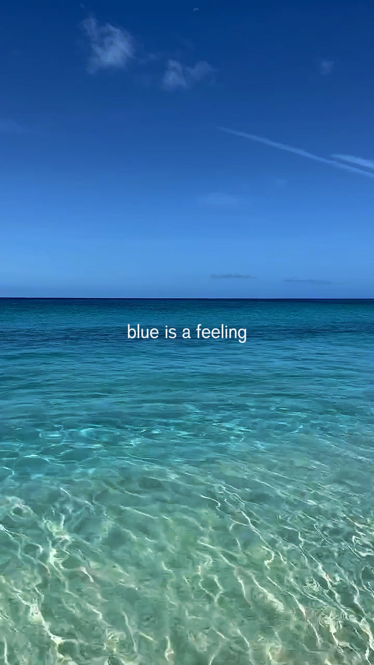 Blue is a feeling