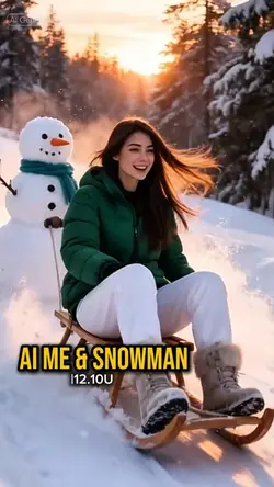 🇺🇸AI Me with Snowman