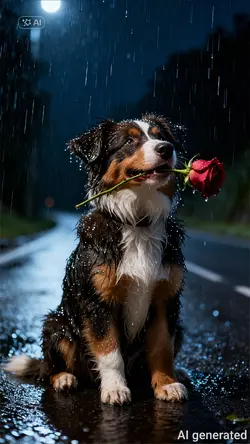 pet rain Photoshoot 