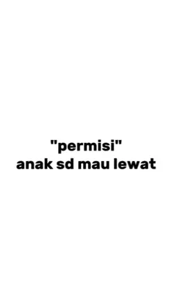 Permisi anak sd mau