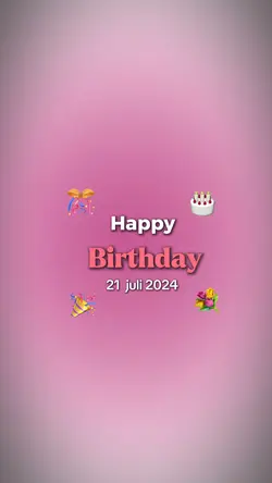 HBD 21 juli 2024
