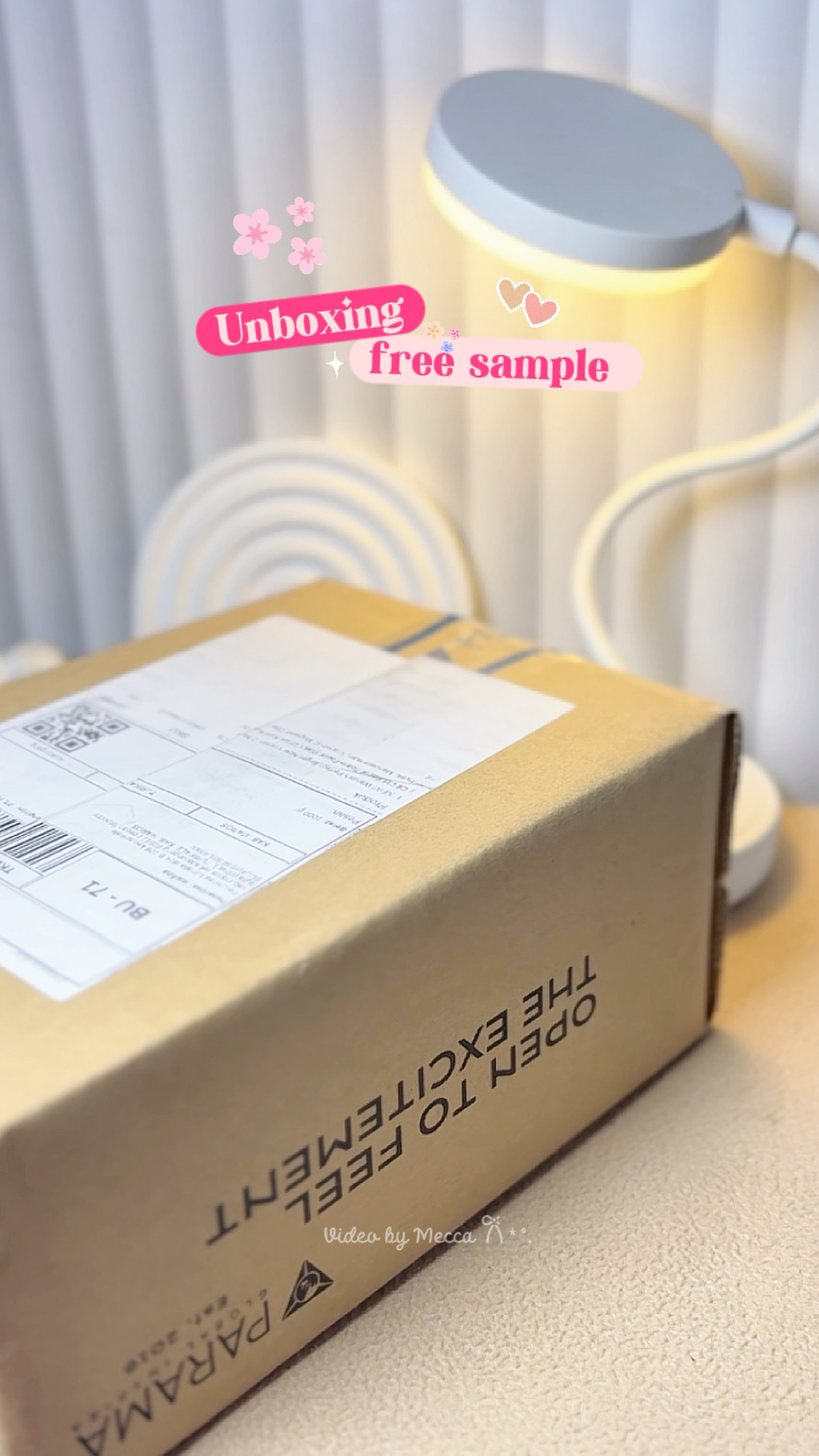 Modelo de unboxing ✨💌