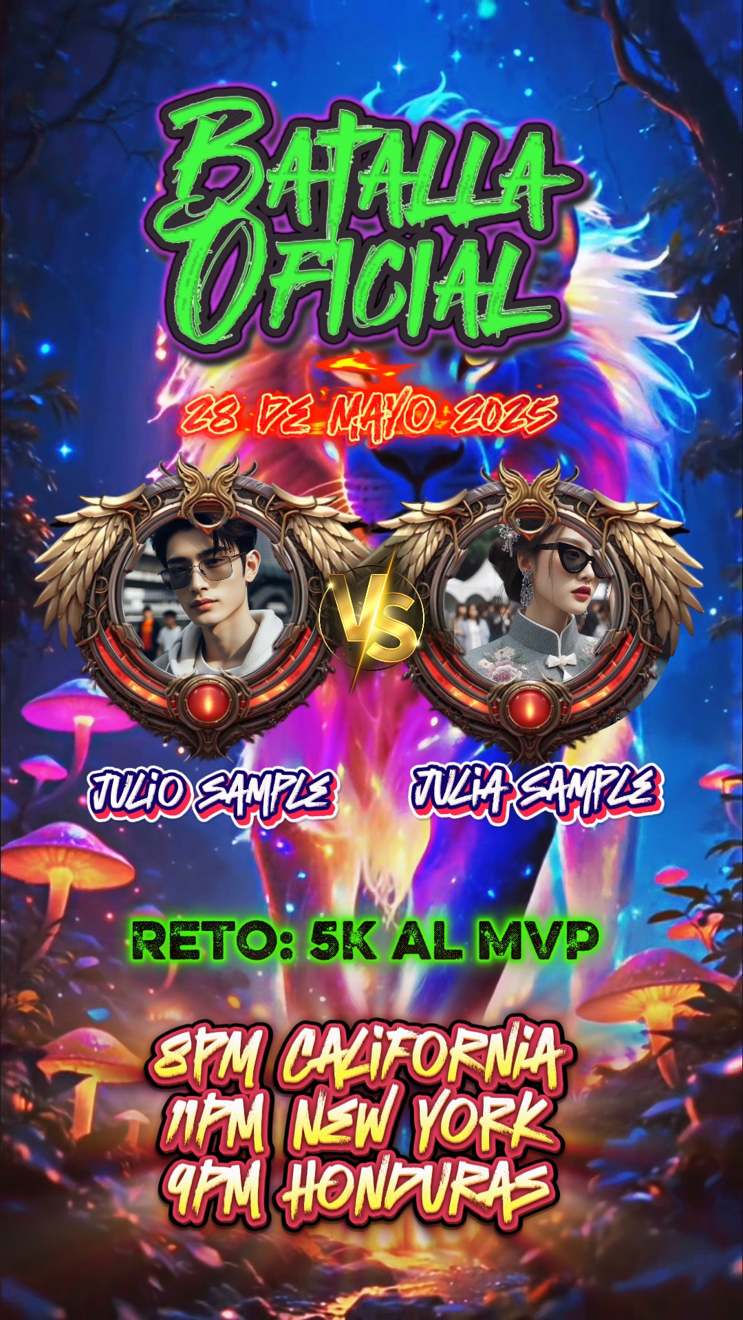 Volante Batalla Oficia