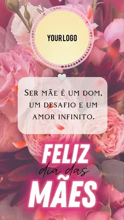 Dia das mães logo