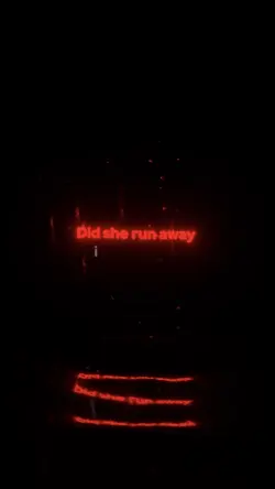 Did she run away