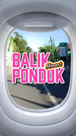 Momen Balik Pondok