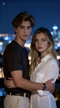 Couple collage AI