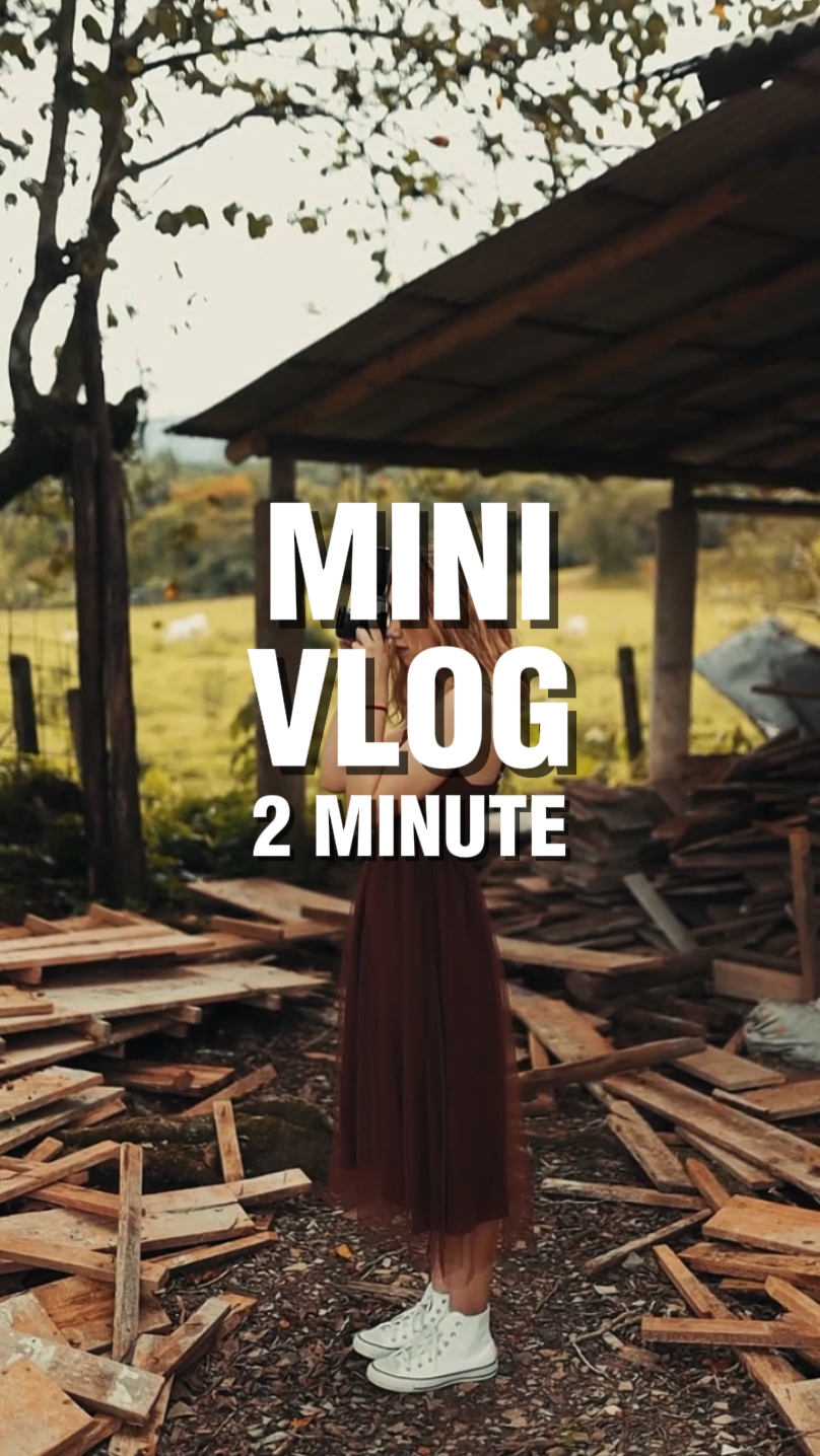 Vlog de 2 minutes