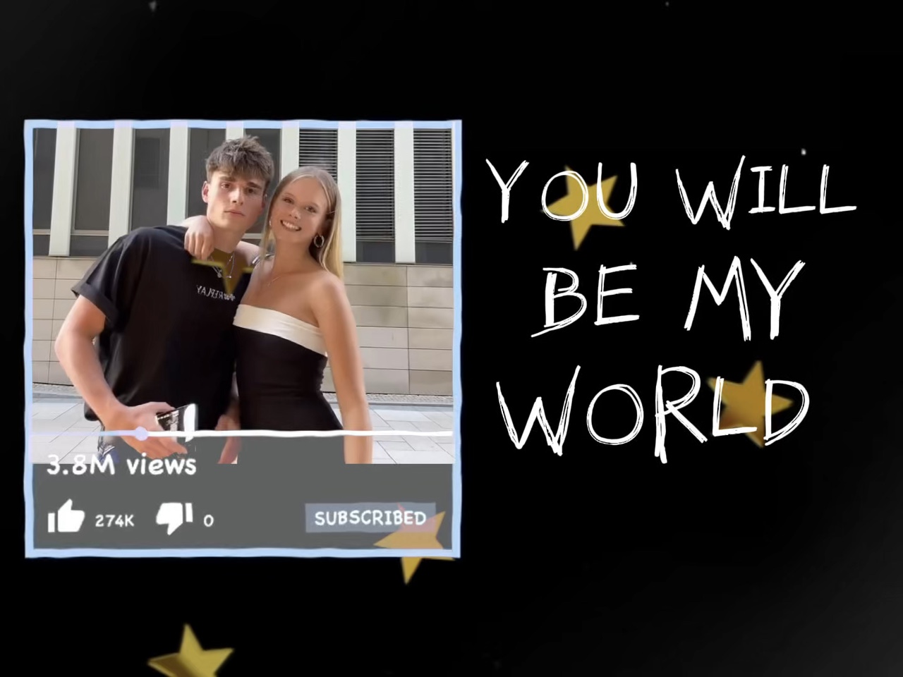 You will be my world