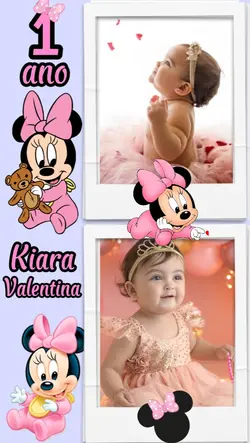 1 ano Minnie 