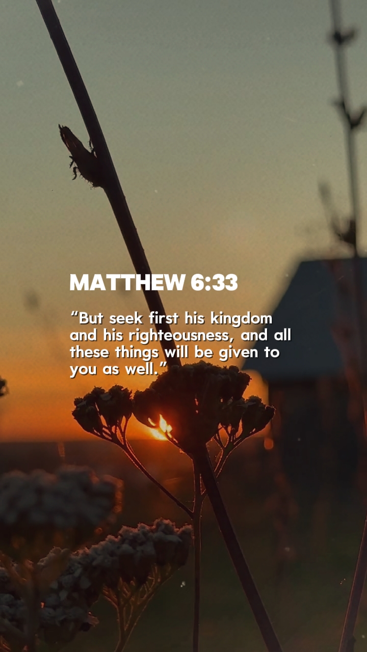 Matthew 6:33