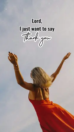 Thank you Lord