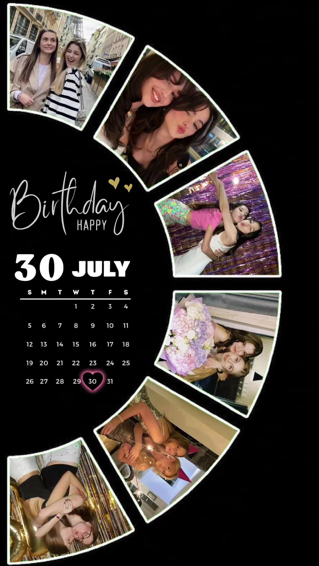 Cumpleaños 30 de julio