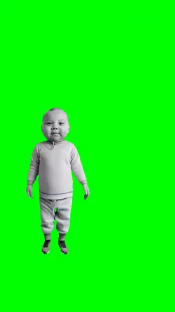 ai baby cheek dance