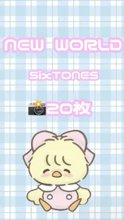 NEW WORLD 20枚
