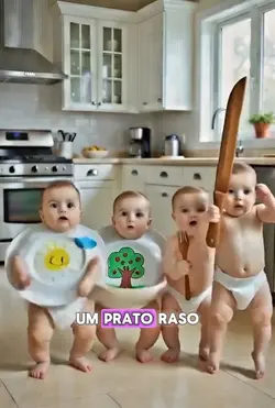 Um prato raso colher