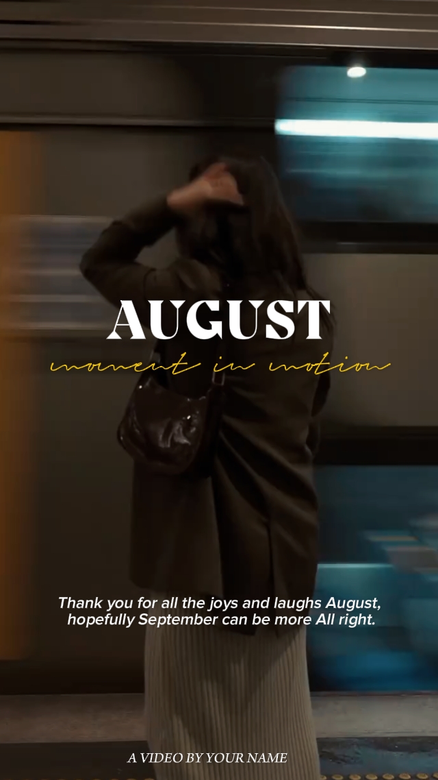 ADIÓS AGOSTO