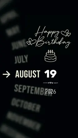 HBD 19 AUGUST
