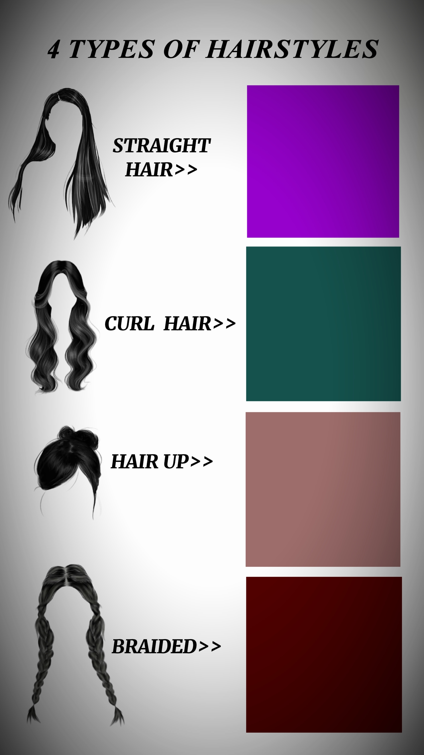 4typesofhairtyles