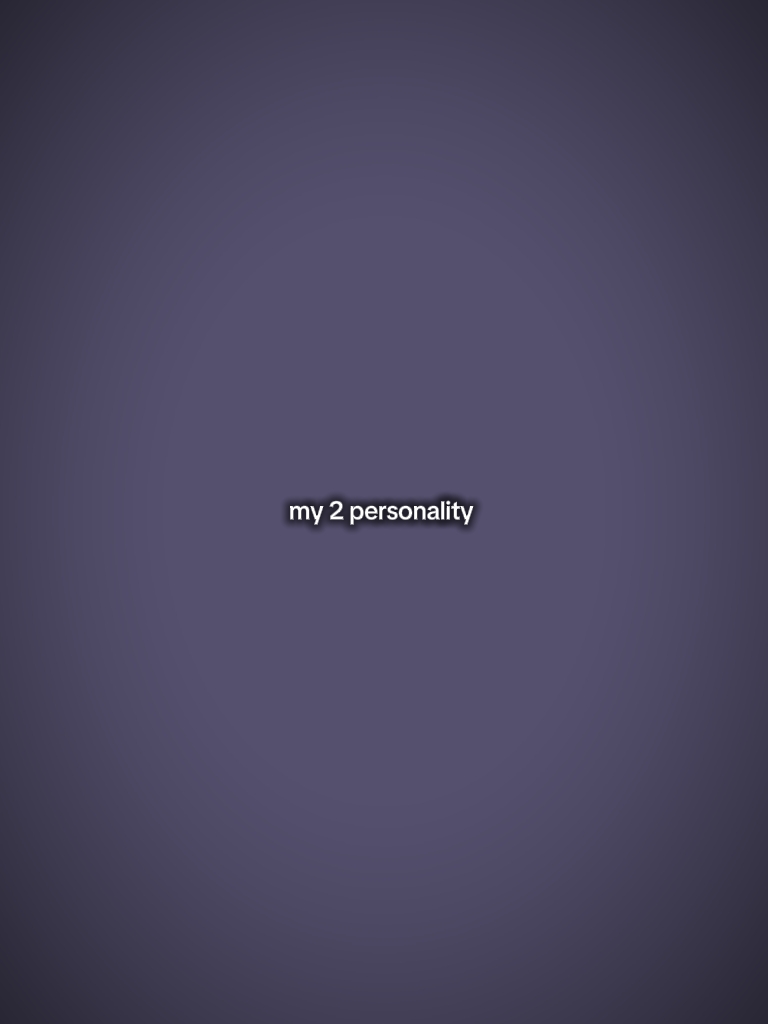 ma 2 personnalité 