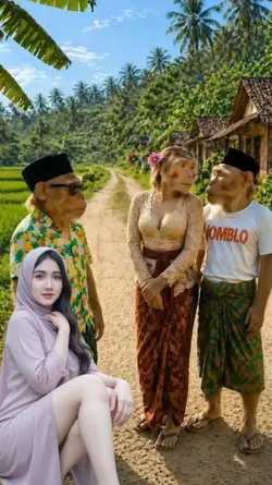 trend monyet lucu