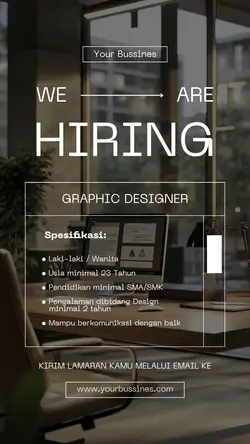 We are hiring loker