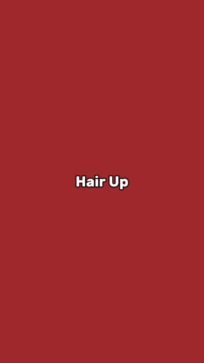 cheveux relevés
