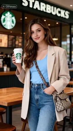 Starbucks photoshoot