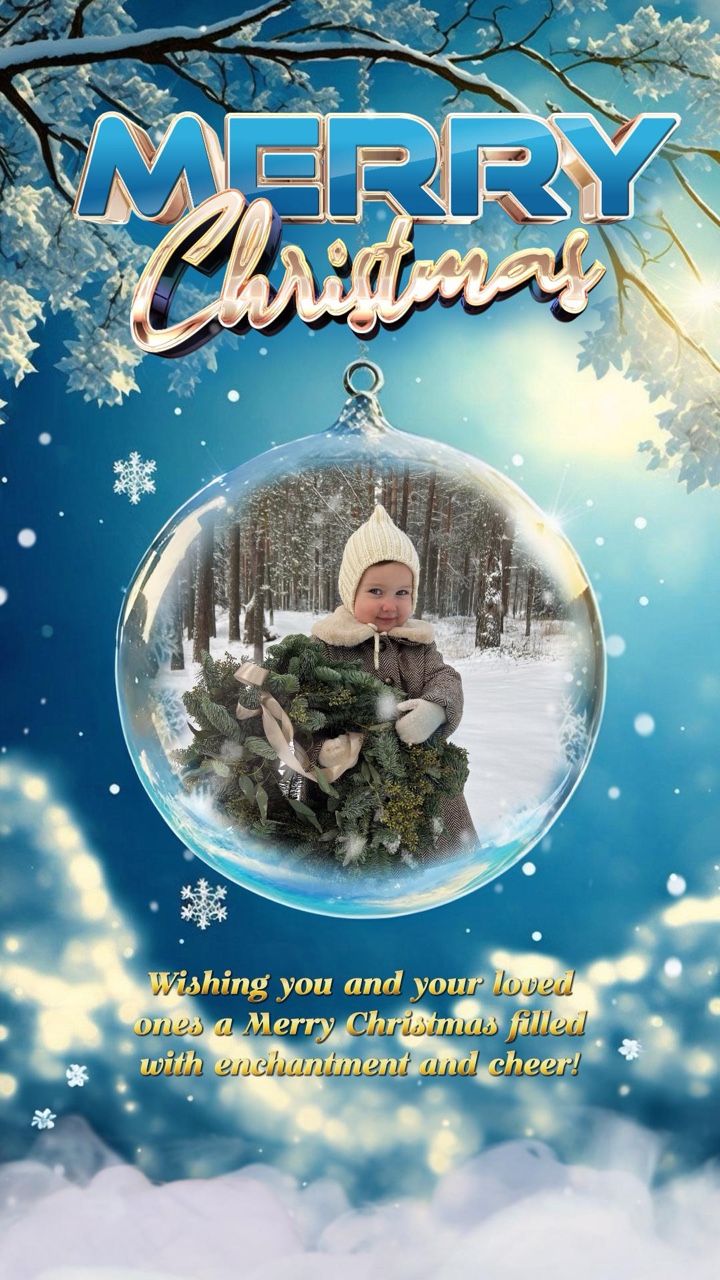 Snow globe 1 photo