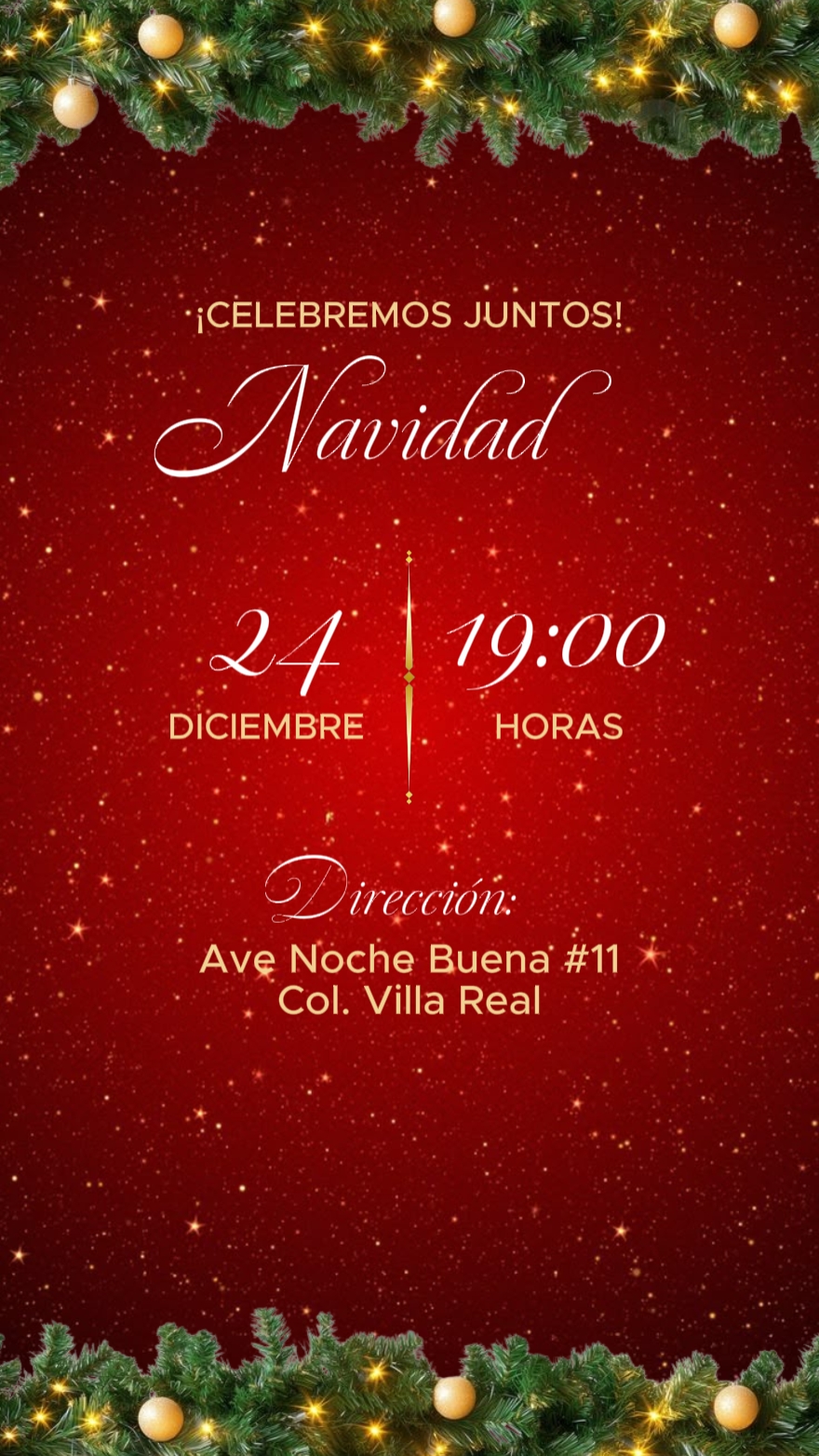 Invitación Navideña