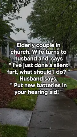Elderly couple in ch