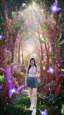 snow with butterfly
