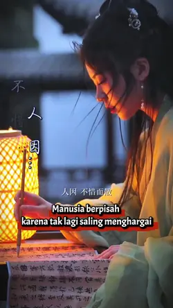 人因... 不惜而散
