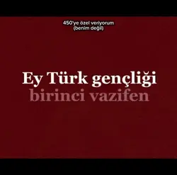 gençliğe hitabe.