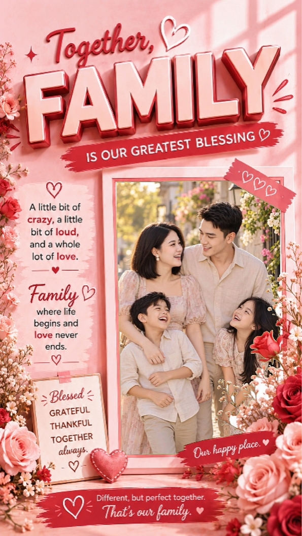 Together with family