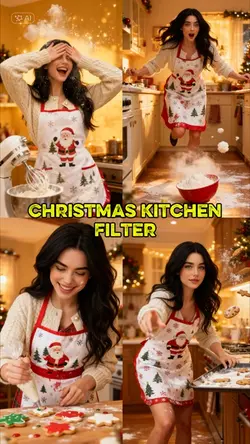 Christmas kitchen